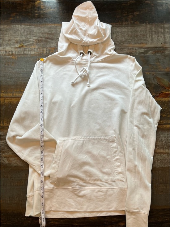 J. Crew Tops - J. Crew White Women's Hooded Pullover Sweatshirt